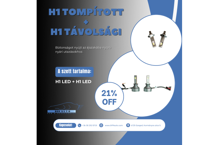 H1+H1 Tompított + Távolsági csomagajánlat 